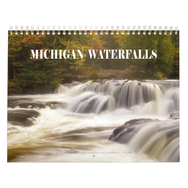 Calendário de Quedas d'Água do Michigan (Capa)