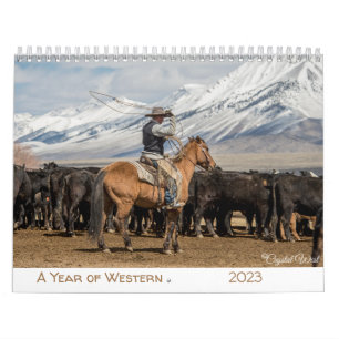 Calendário de Ranching do West Cowboy