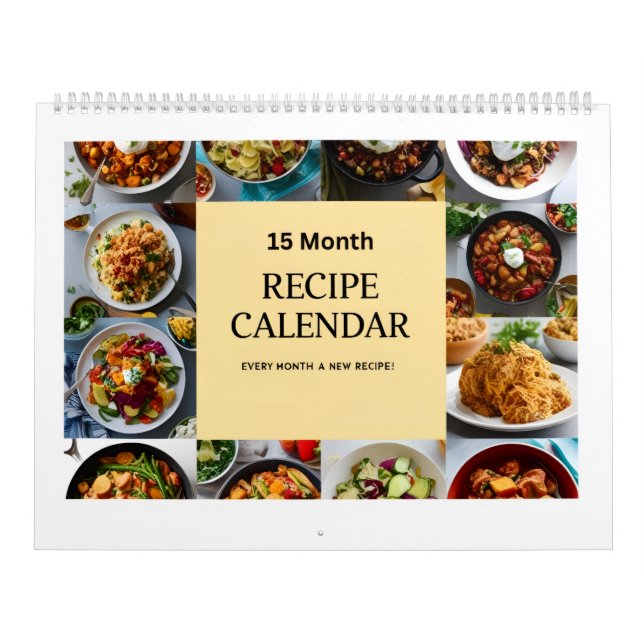 Calendário de Receitas de 15 Meses (Capa)