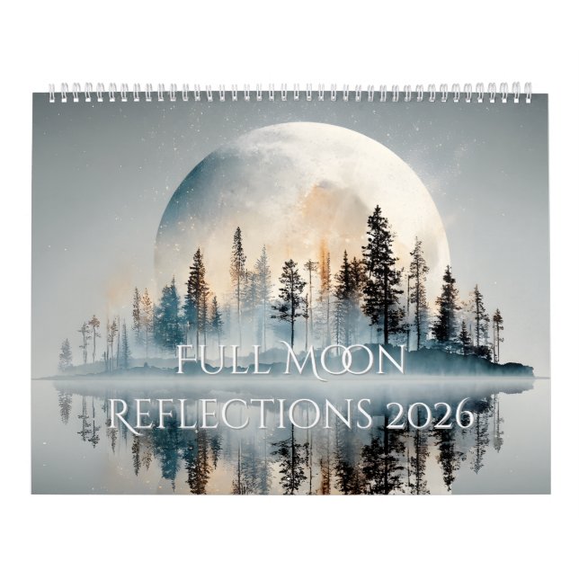 Calendário de Reflexos da Lua Cheia 2026 (Capa)