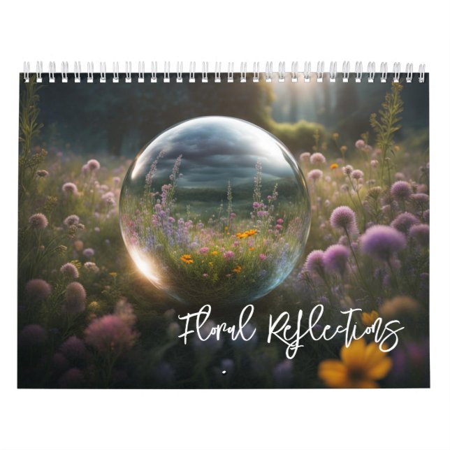 Calendário de Reflexos Florais (Capa)