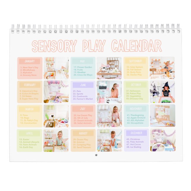 Calendário de Reprodução Sensorial (Verso)