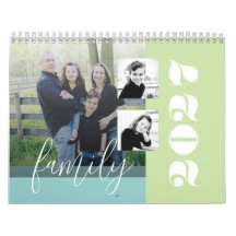Calendário de Retrato de Família - Personalização 