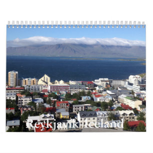 Calendário de Reykjavík-Islândia