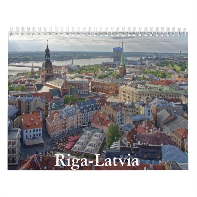 Calendário de Riga-Letônia (Capa)