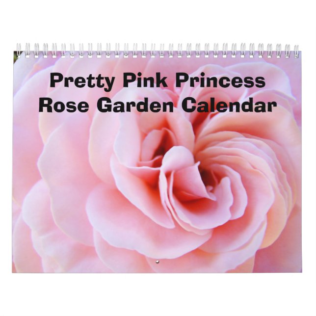 Calendário de Rosas Princesa Rosa Rosa Bonita (Capa)