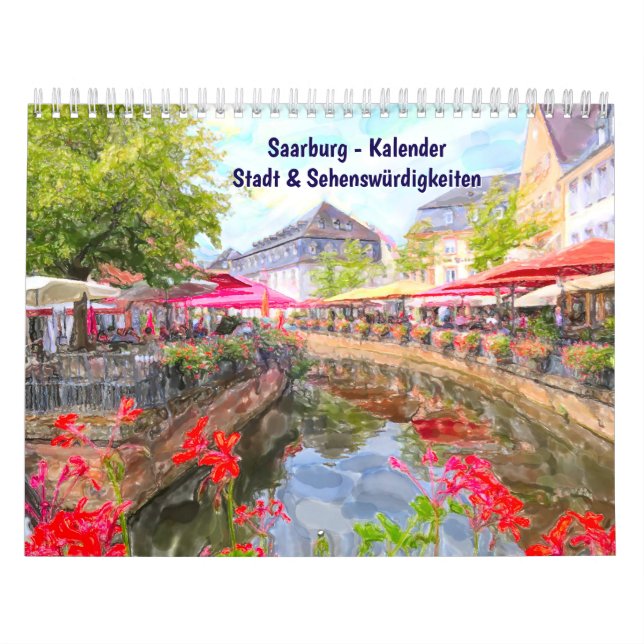 Calendário de Saarburg – Cidade & Atrações (Capa)