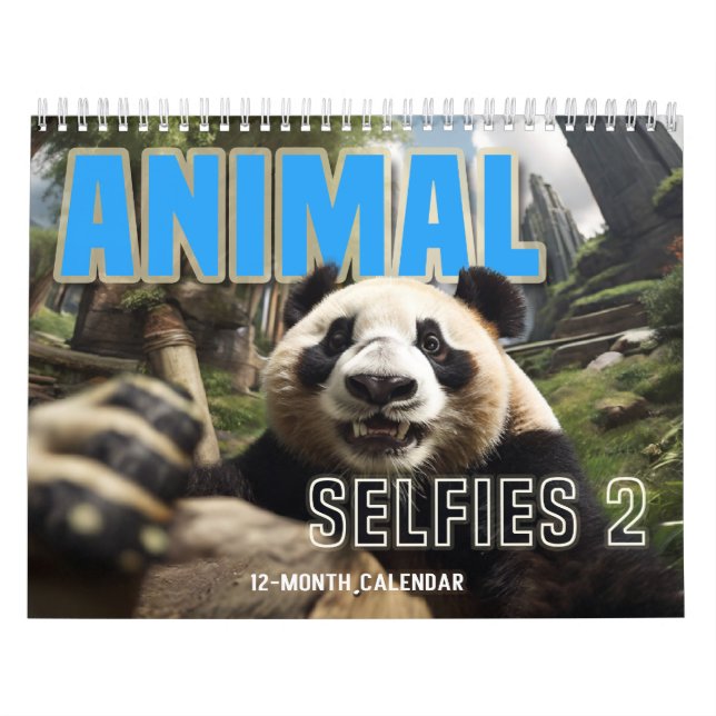 Calendário de Selfies de Animais 2 (Capa)