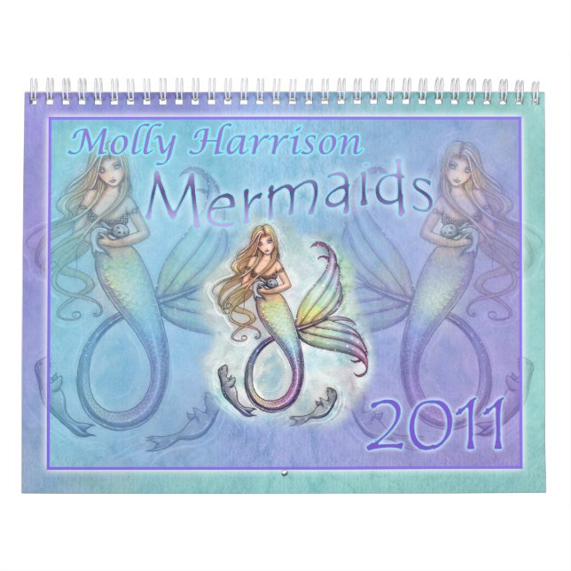 Calendário de Sereias 2011 por Molly Harrison (Capa)