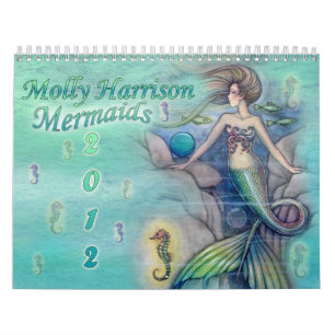 Calendário de Sereias 2012 por Molly Harrison