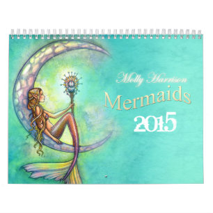Calendário de Sereias 2015 por Molly Harrison