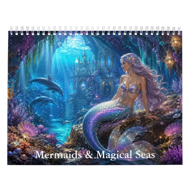 Calendário de Sereias e Mares Mágicos (Capa)