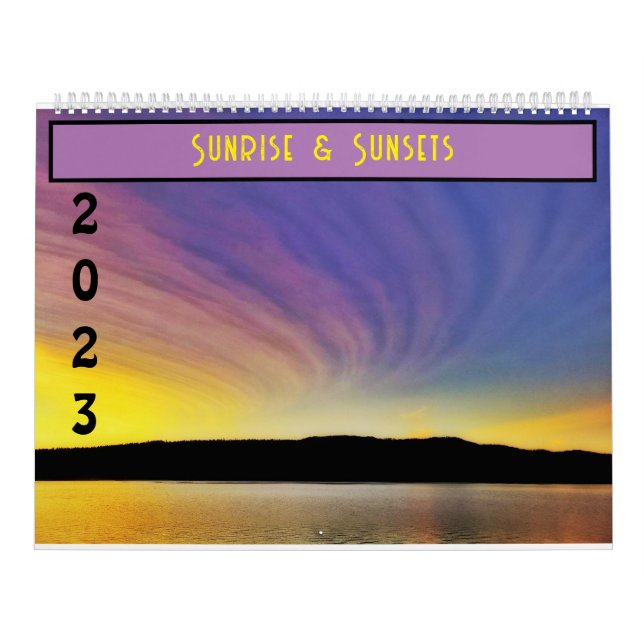 Calendário de sunrise e Pôrs do sol 2023 | Idaho (Capa)