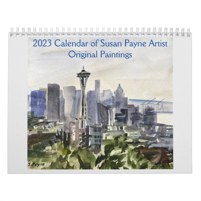 Calendário de Susan Payne Pacific Northwest Art (Capa)