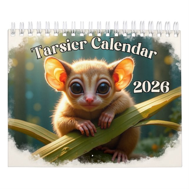 Calendário de Tarsier 2026 (Capa)
