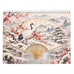 Calendário de Temporadas do Leque Japonês