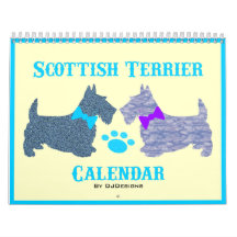Calendário de Terrier do Scottish