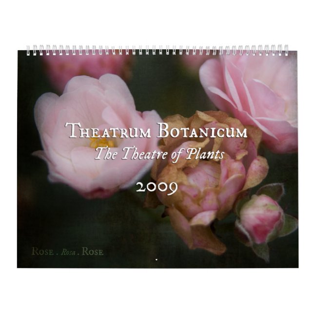 Calendário de Theatrum Botanicum 2009 (Capa)