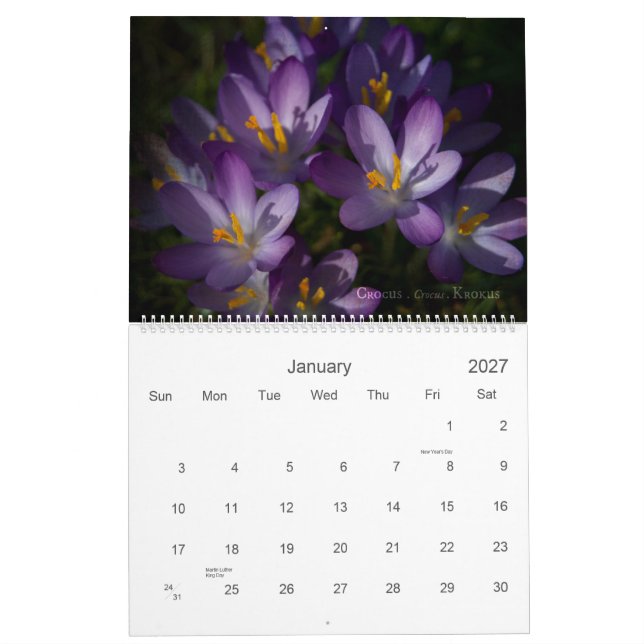 Calendário de Theatrum Botanicum 2010 (Jan 2027)