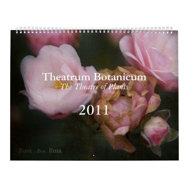 Calendário de Theatrum Botanicum 2011 (Capa)