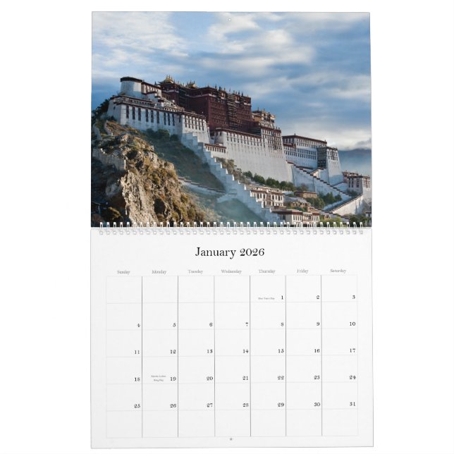 Calendário de Tibet 2012 (Jan 2026)