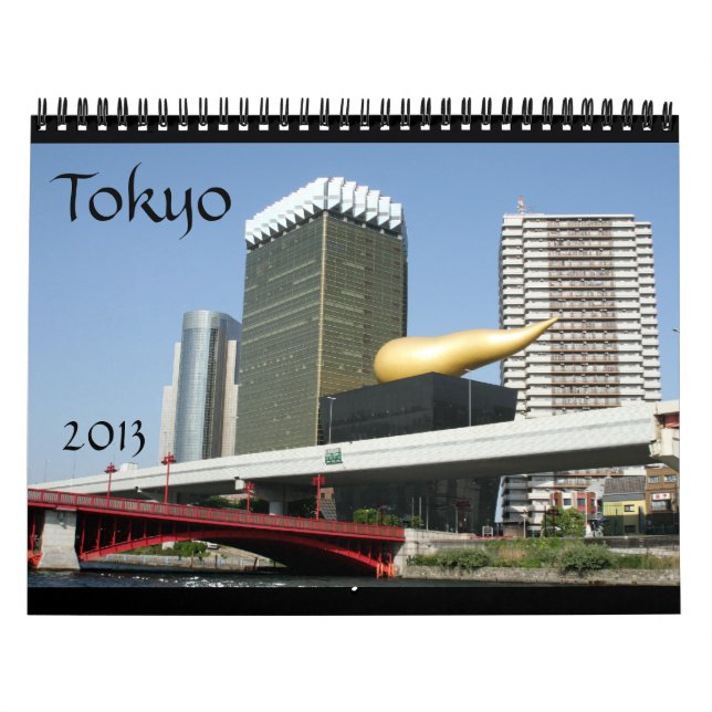 calendário de tokyo japão 2013 (Capa)