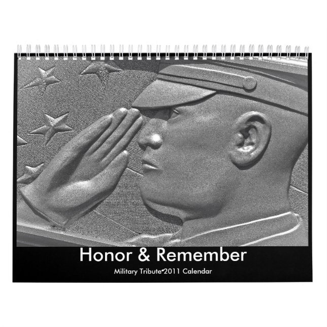 Calendário de Tributo à Honra Militar de 2011 & Le (Capa)