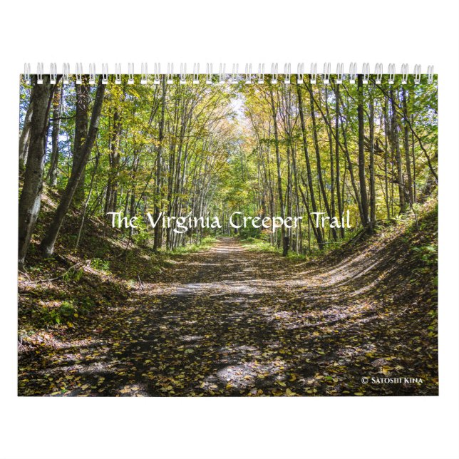 Calendário de Trilhos do Virginia Creeper (Capa)