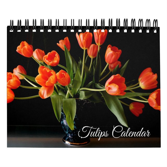 Calendário de Tulipas de Pequeno Tamanho (Capa)