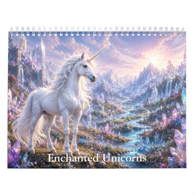 Calendário de Unicórnios Encantados  (Capa)