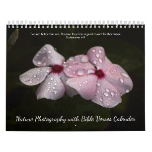 Calendário de Versículos da Bíblia de Fotografia d