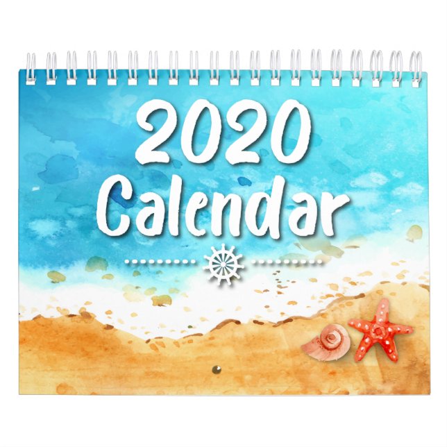 Calendário de Vida do Mar do Oceano de 2020 (Capa)