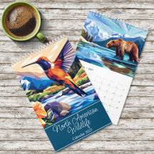 Calendário de Vida Selvagem da América do Norte de