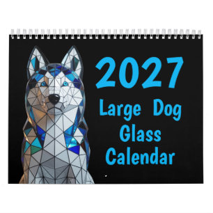Calendário de Vidro para Cães Grandes 2027