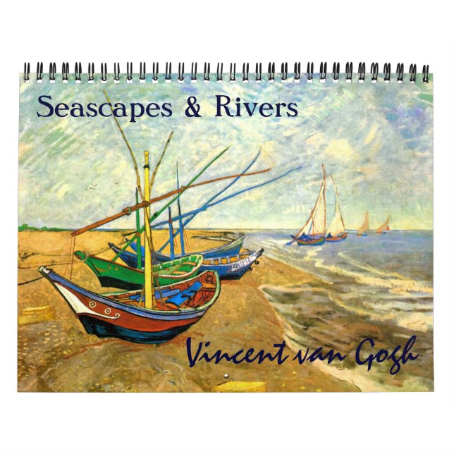 Calendário de Vincent van Gogh Seascapes & Rivers (Capa)