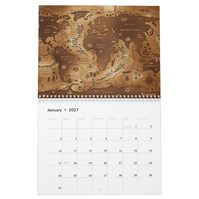 Calendário de Vladstudio 2008 (Jan 2027)