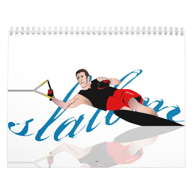 Calendário de Waterski do slalom (Capa)