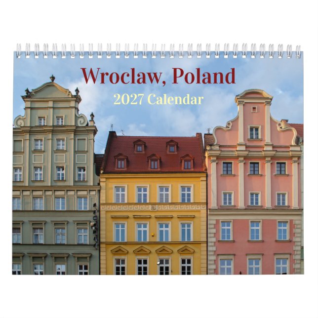Calendário de Wrocław Polônia 2027 (Capa)