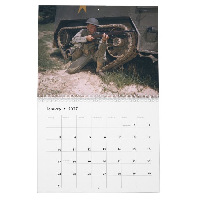 Calendário de WWII - 2013 (Jan 2027)
