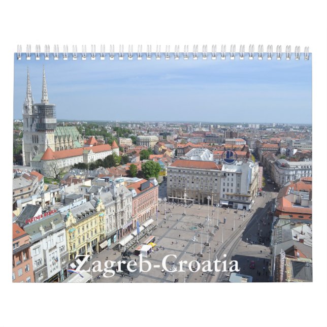 Calendário de Zagreb-Croácia (Capa)