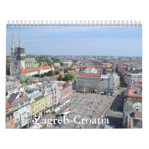 Calendário de Zagreb-Croácia