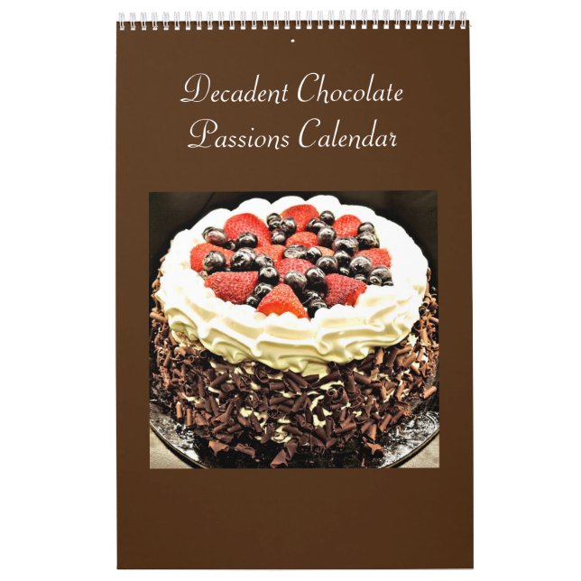 Calendário Decadente de Paixões de Chocolate (Capa)