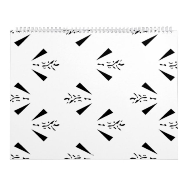 Calendário Decorativo, Cinza de carvão (Capa)