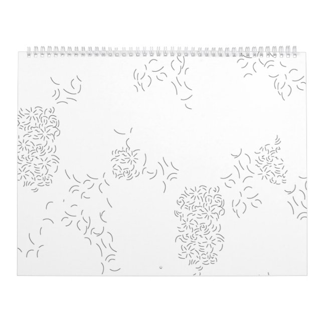 Calendário Decorativo, Cinzas Pálidas (Capa)