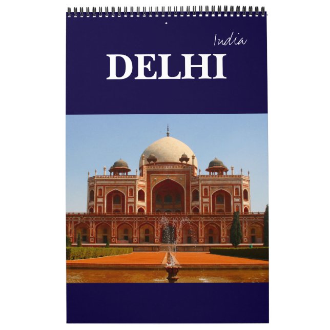 Calendário delhi índia (Capa)