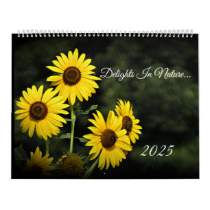 Calendário Delights In Nature Gr - Large Wall Calendar 2025