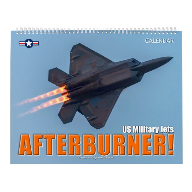 Calendário DEPOIS DO BURNER! - Jatos Militares dos EUA (Capa)