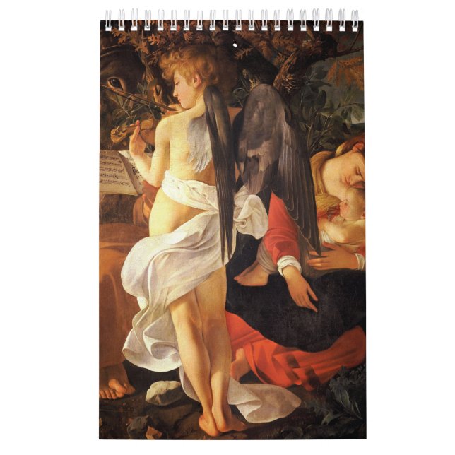 Calendário Descanse no voo para o Egito (Caravaggio) (Capa)