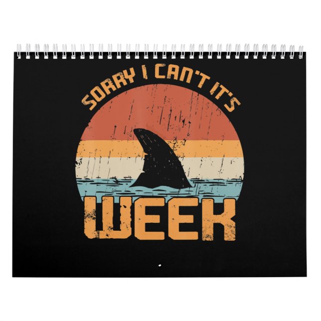 Calendário Desculpe, não posso... é Semana Engraçada. (Capa)