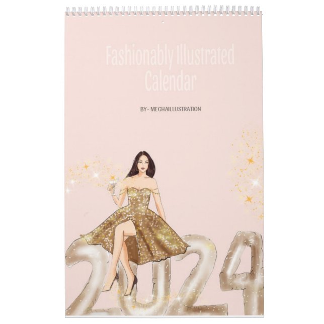 Calendário desenho da moda, 2024 (Capa)